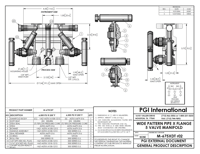 PGI Int'l Five-Valve Manifold